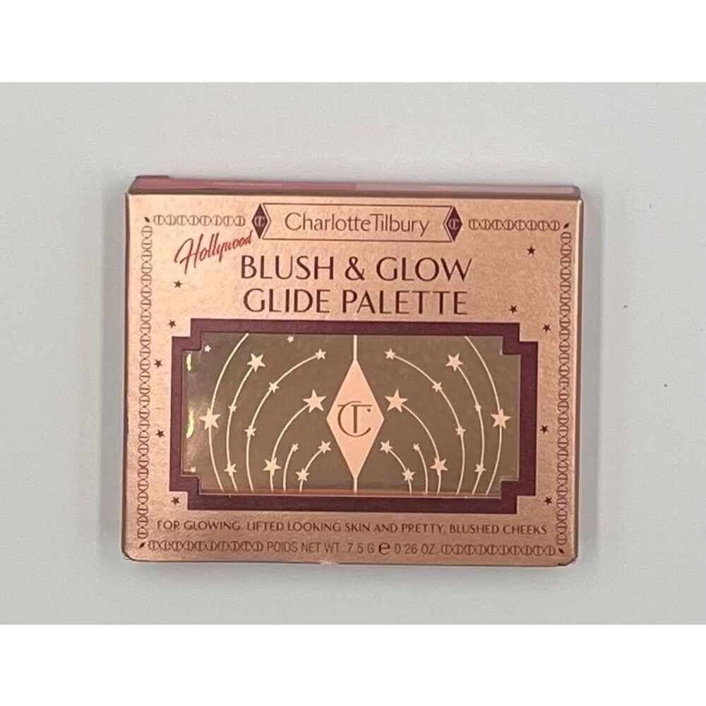 Charlotte Tilbury Hollywood Blush & Glow Glide Palette Fair/Light- Medium NIB